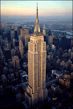 Empire State Building at night