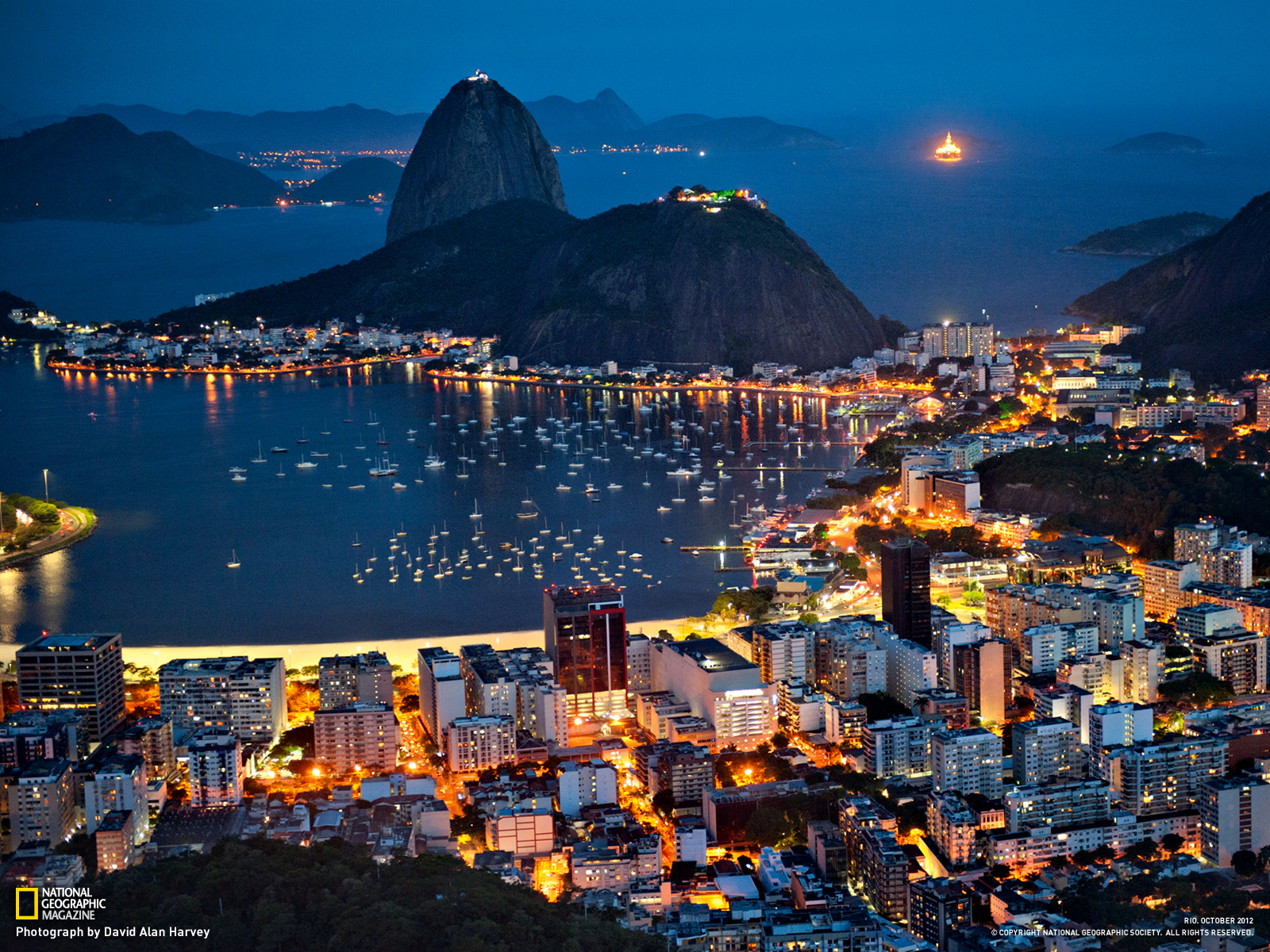 Rio at night