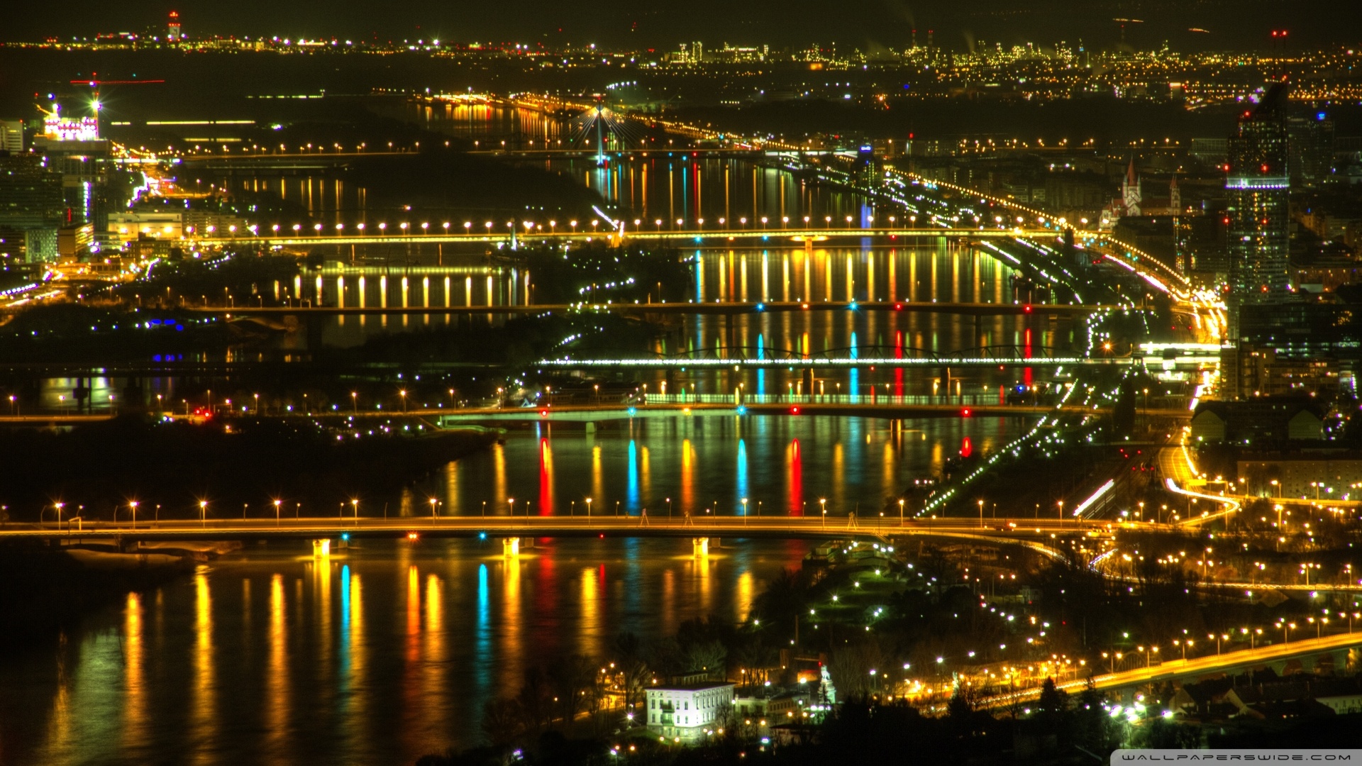 Vienna at night